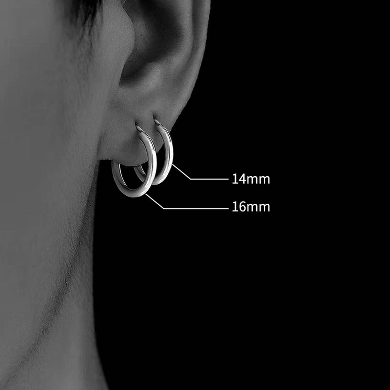Minimal Hoop Earrings — Style 9523 wholesale jewelry image 1