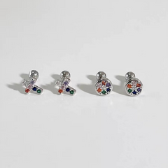 Cross Stud Earrings wholesale jewelry image 5