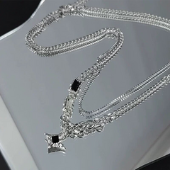 Industrial Layered Necklace — Style 3292 wholesale jewelry image 3