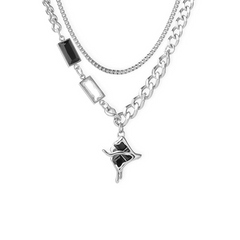 Statement Layered Necklace — Style 8614 wholesale jewelry image 4
