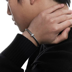 Minimal Zircon Cuff Bracelet — Style 2954 wholesale jewelry image 2