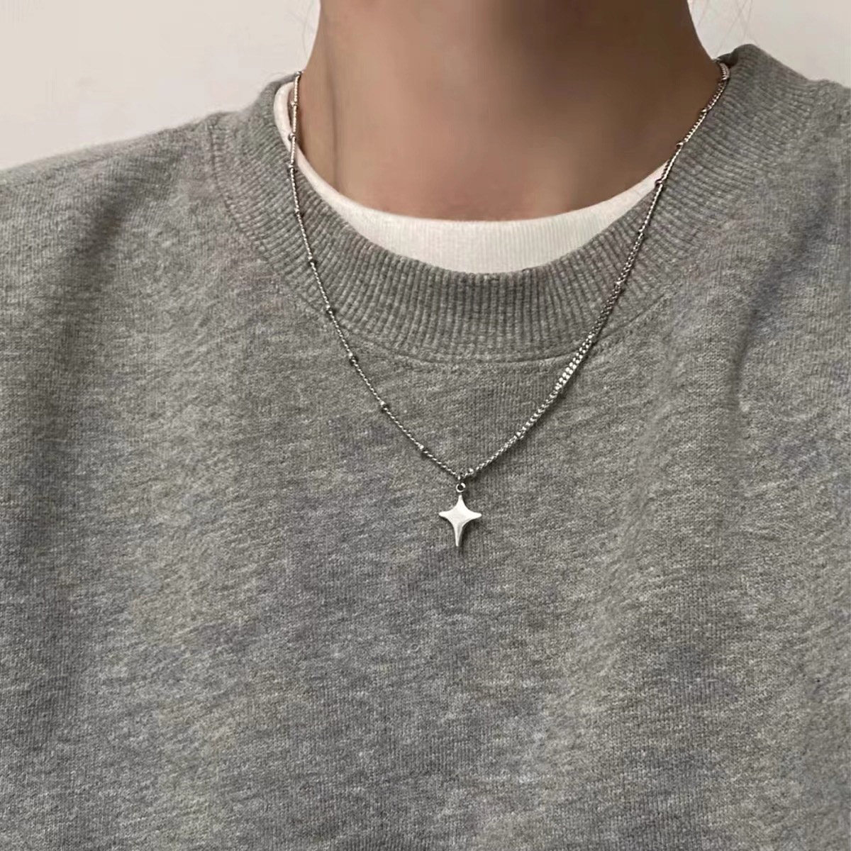 Minimal Short Necklace — Style 1624 wholesale jewelry image 1