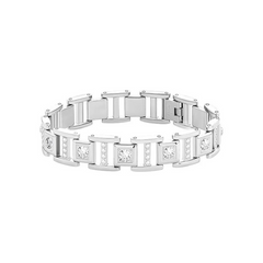 Minimal Zircon Chain Bracelet wholesale jewelry image 5