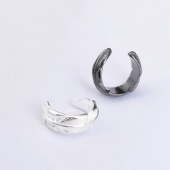 Black Feather Ear Cuff wholesale jewelry image 4