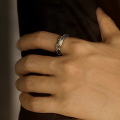 Sculptural Open Ring — Style 1326 wholesale jewelry image 2