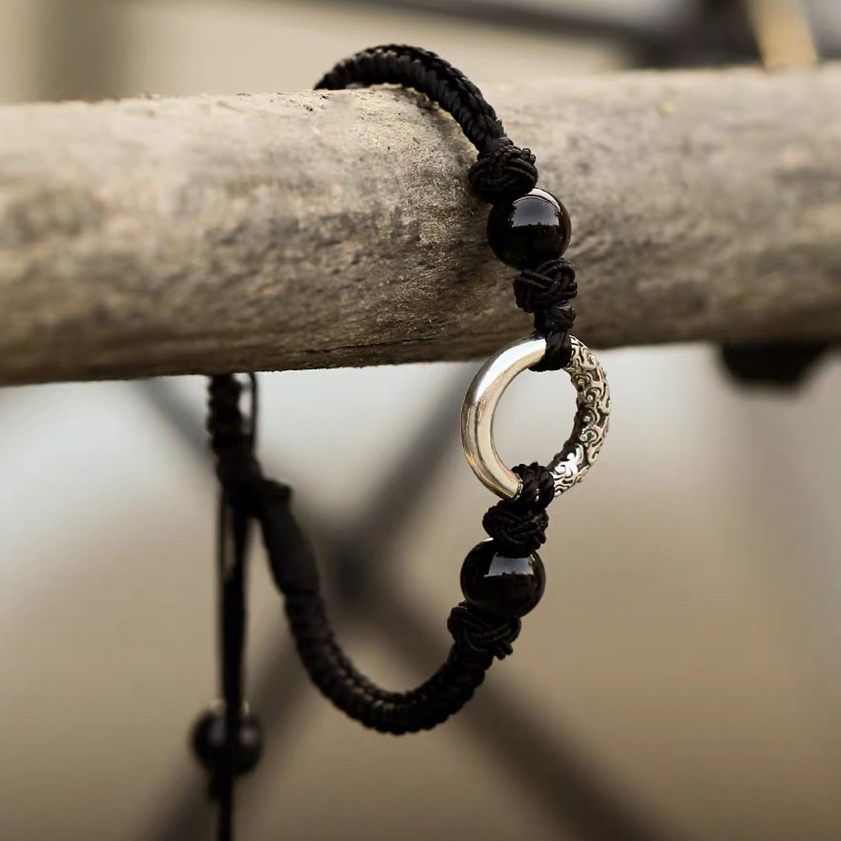 Peace Buckle Braided Bracelet — Style 9615 wholesale jewelry image 1