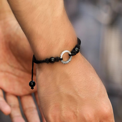 Peace Buckle Braided Bracelet — Style 9615 wholesale jewelry image 3