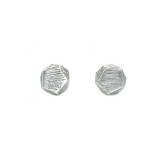 Brushed Pentagon Stud Earrings clean wholesale jewelry replacement 1