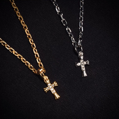 Minimal Cross Short Necklace wholesale jewelry image 3