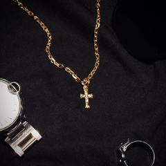 Minimal Cross Short Necklace wholesale jewelry image 4
