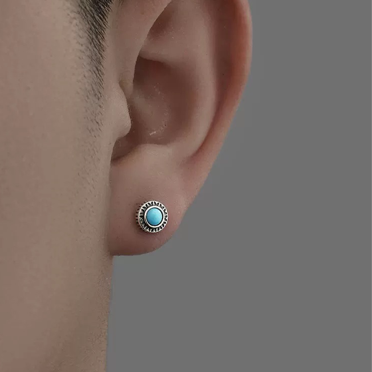 Vintage Turquoise Stud Earrings wholesale jewelry image 1