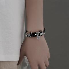 Vintage Leaf Braided Bracelet wholesale jewelry image 1