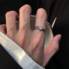 Sculptural Moon Statement Ring wholesale jewelry image 2