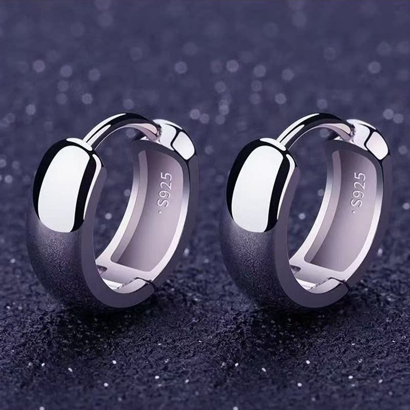 Polished Hoop Earrings wholesale jewelry image 1