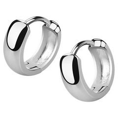 Polished Hoop Earrings wholesale jewelry image 3