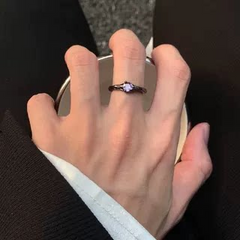 Sculptural Moon Open Ring wholesale jewelry image 3