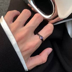 Sculptural Moon Open Ring wholesale jewelry image 4