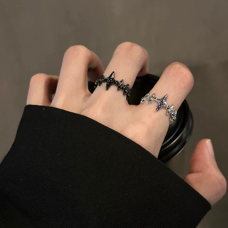 Black Open Ring wholesale jewelry image 1