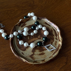 Black Pearl Beaded Necklace wholesale jewelry image 5