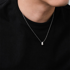 Minimal Water Drop Pendant Necklace wholesale jewelry image 3