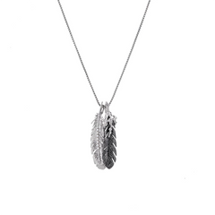 Black Feather Layered Necklace wholesale jewelry image 5