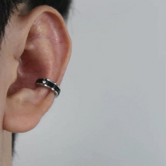 Black Minimal Zircon Ear Cuff wholesale jewelry image 3