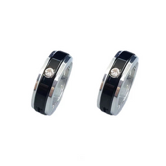 Black Minimal Zircon Ear Cuff wholesale jewelry image 5