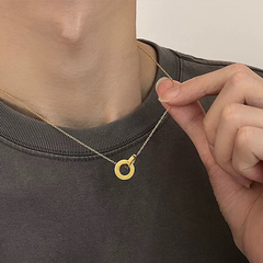Gold Tone Short Necklace wholesale jewelry image 4