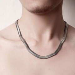Wide Snake Chain Necklace wholesale jewelry image 3