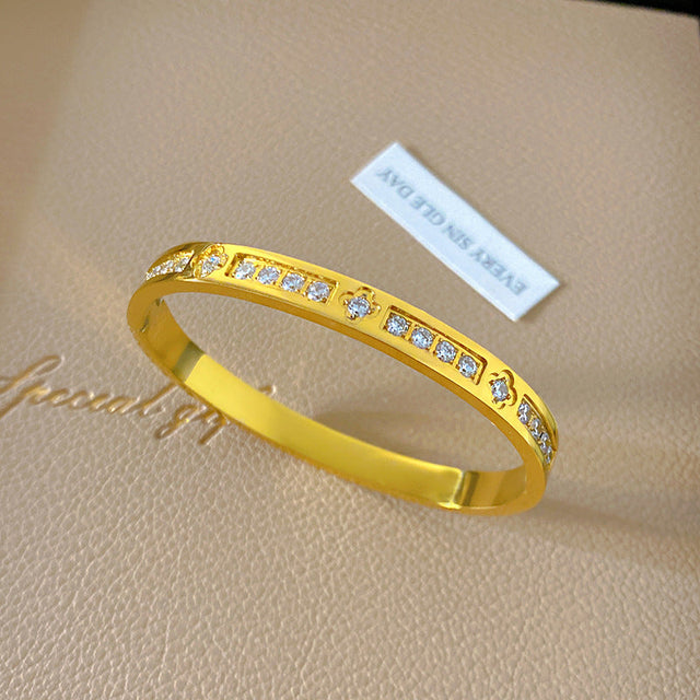 18K Gold Plated Titanium Steel Bracelet
