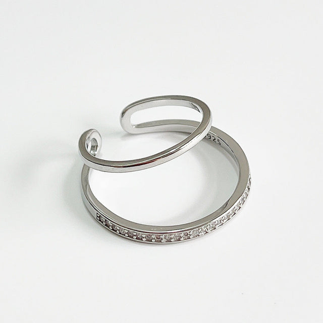 Minimalist White Gold Plated Teardrop 925 Sterling Silver Pearl Inlay Earrings