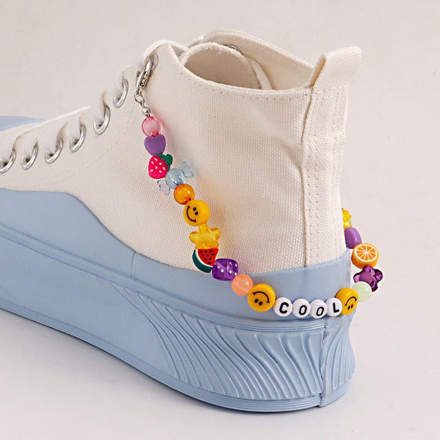Bohemian Ethnic Geometric Letter Alloy DIY Charm Bar Anklet for Women