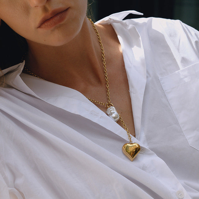Elegant Y-Shaped Long Necklace for Women with Titanium Steel Pendant, Geometric Design, Electroplated Stainless Steel Chain, Hypoallergenic and Tarnish-Resistant