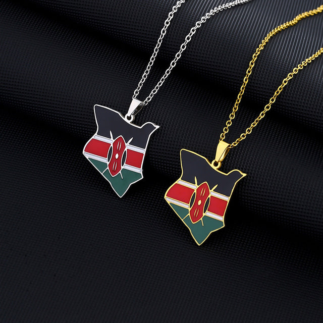 Ethnic Geometric Pendant Necklace in Stainless Steel with Titanium Steel Charm and Plated Finish for Unisex Wear